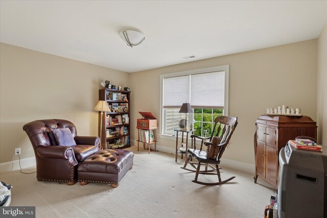 501 Jasmine Cir, Upper Gwynedd, PA 19446 - living area featuring light colored carpet and baseboards