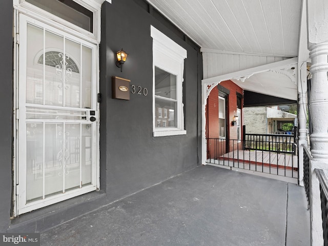 320 E Shedaker St, Philadelphia, PA 19144 - property entrance with covered porch
