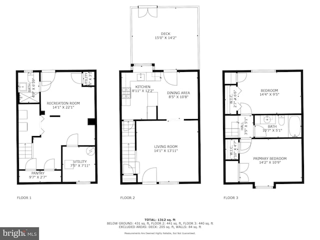1312 Michigan Ave, Alexandria, VA 22314 - room layout