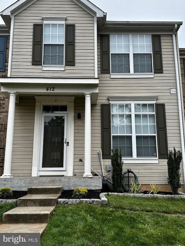 412 Amelanchier Ct, Bel Air, MD 21015 - view of front of home with a front yard