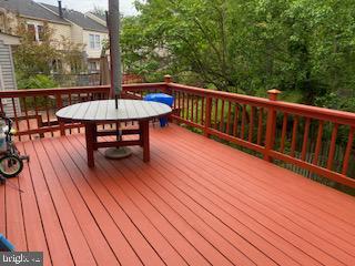 11306 Bent Creek Ter, Germantown, MD 20876 - wooden deck with outdoor dining space