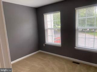 11306 Bent Creek Ter, Germantown, MD 20876 - empty room featuring carpet floors, healthy amount of natural light, and baseboards
