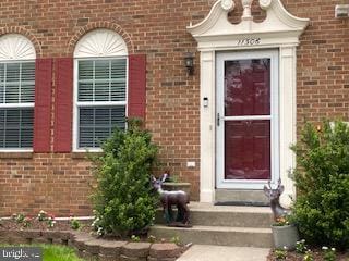 11306 Bent Creek Ter, Germantown, MD 20876 - property entrance with brick siding