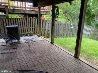 11306 Bent Creek Ter, Germantown, MD 20876 - view of patio / terrace with central AC unit