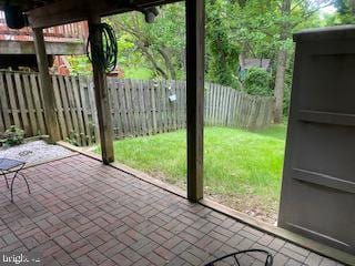 11306 Bent Creek Ter, Germantown, MD 20876 - doorway to outside with brick flooring