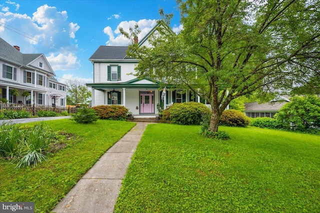 28 N Altamont Ave, Thurmont, MD 21788 - view of front of house with a porch and a front yard