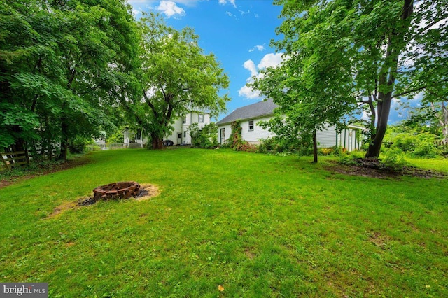 28 N Altamont Ave, Thurmont, MD 21788 - view of yard with a fire pit