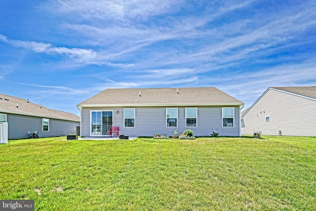 25083 Aspen Cir, Millsboro, DE 19966 - rear view of property with a lawn and a patio