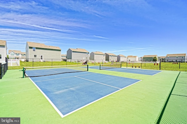 25083 Aspen Cir, Millsboro, DE 19966 - view of tennis court with a residential view