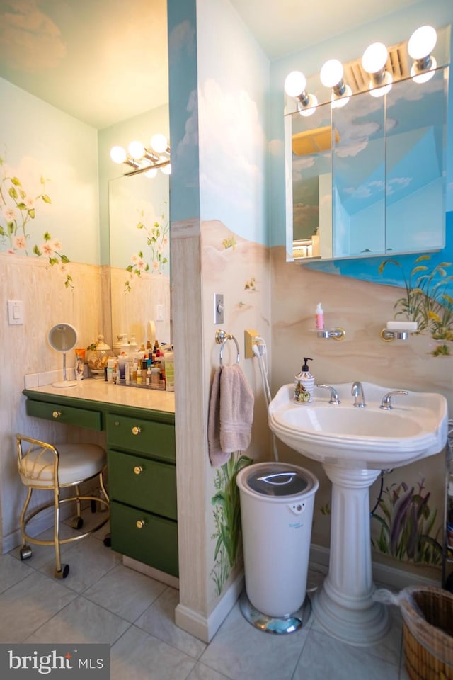 1211 Birch Ave, Baltimore, MD 21227 - bathroom with tile patterned floors