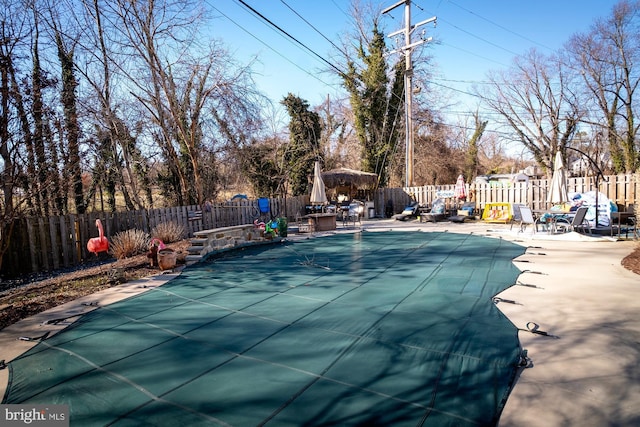 1211 Birch Ave, Baltimore, MD 21227 - view of pool with a fenced backyard and a patio area