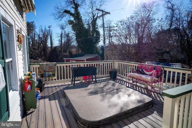 1211 Birch Ave, Baltimore, MD 21227 - view of wooden terrace