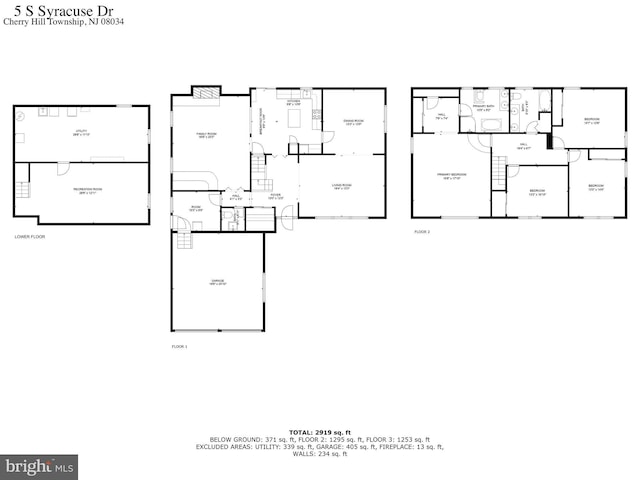 5 S Syracuse Dr, Cherry Hill, NJ 08034 - room layout