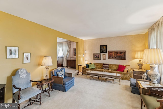 5 S Syracuse Dr, Cherry Hill, NJ 08034 - carpeted living room with healthy amount of natural light