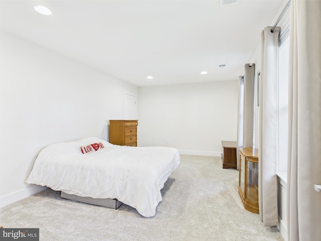 4737 Earl Flanagan Way, Alexandria, VA 22309 - bedroom with recessed lighting, light carpet, and baseboards