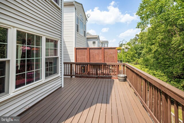 8859 Howland Pl, Bristow, VA 20136 - view of wooden terrace