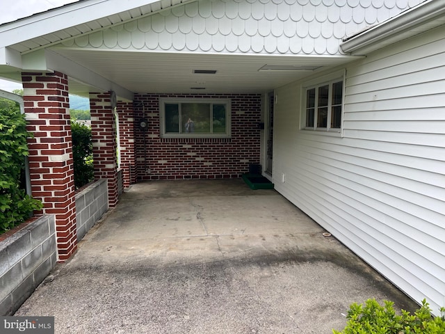 3600 Oak Ave, Altoona, PA 16601 - view of patio / terrace with an attached carport and driveway