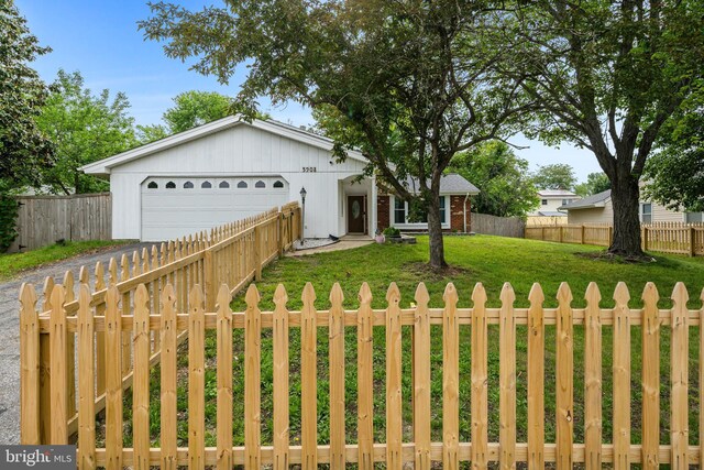 5908 Michael Rd, Waldorf, MD 20601 - view of front of property with driveway and an attached garage
