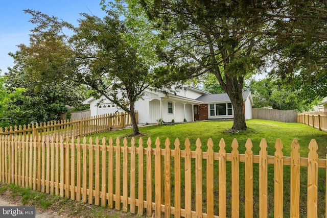 5908 Michael Rd, Waldorf, MD 20601 - view of front of house featuring an attached garage and board and batten siding