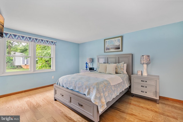 1918 Michael Rd, Waldorf, MD 20601 - bedroom with baseboards and light wood-type flooring