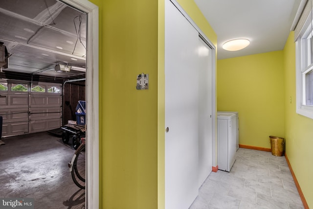 1918 Michael Rd, Waldorf, MD 20601 - garage featuring a garage door opener and baseboards