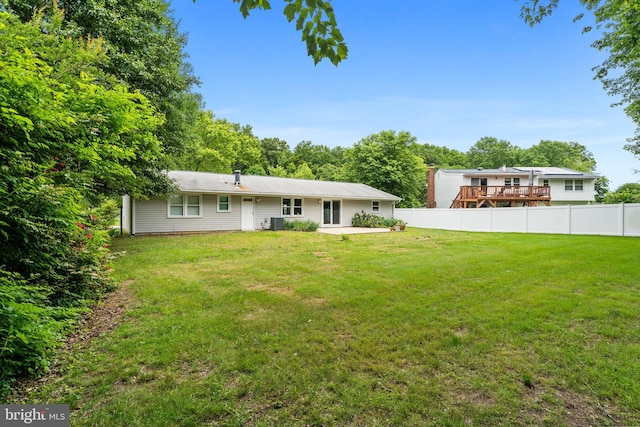 1918 Michael Rd, Waldorf, MD 20601 - rear view of house with a patio and central AC