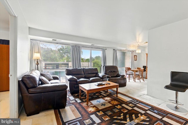 9272 Adelphi Unit 103, Hyattsville, MD 20783 - living area with light colored carpet