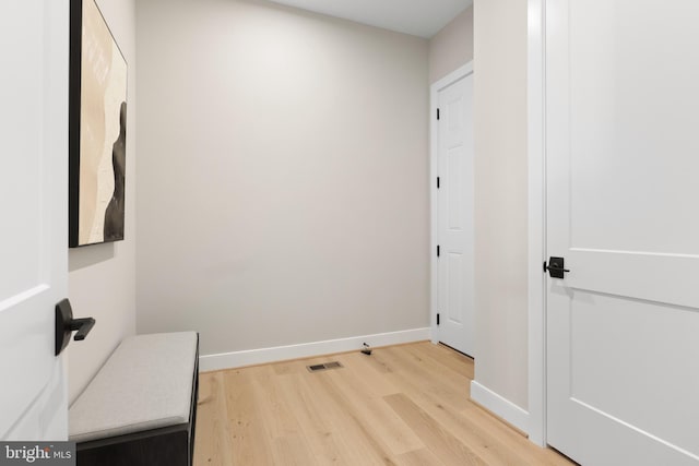 1749 Beulah Rd, Vienna, VA 22182 - hallway with light wood-type flooring and baseboards