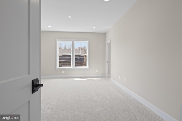 1749 Beulah Rd, Vienna, VA 22182 - carpeted empty room with recessed lighting and baseboards