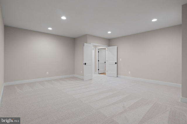 1749 Beulah Rd, Vienna, VA 22182 - spare room with light colored carpet, baseboards, and recessed lighting