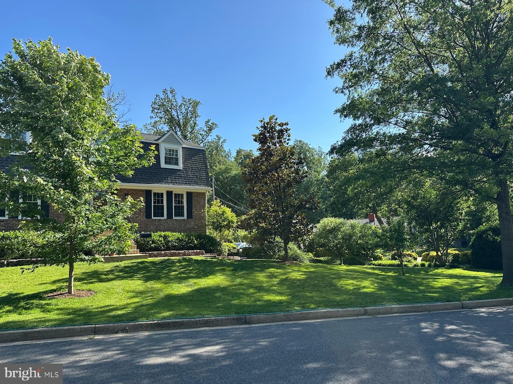 3930 6th St S, Arlington, VA 22204 - view of front of house featuring brick siding and a front lawn