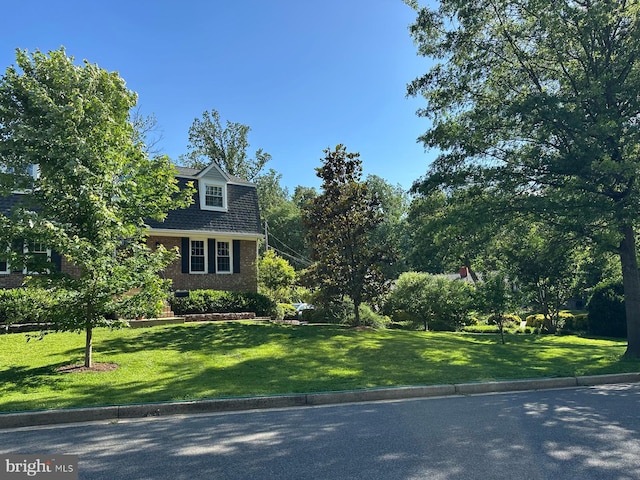 3930 6th St S, Arlington, VA 22204 - view of front of house featuring brick siding and a front lawn