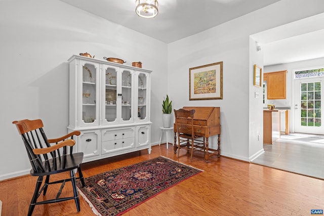 4760 Bluejay Way, Charlottesville, VA 22911 - living area with wood finished floors and baseboards