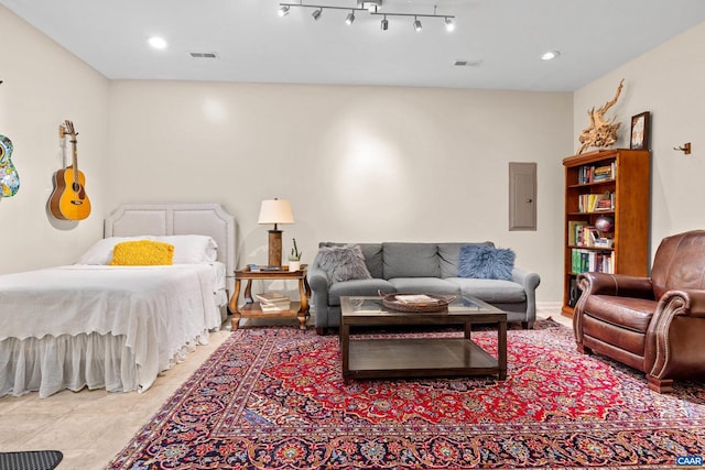 4760 Bluejay Way, Charlottesville, VA 22911 - bedroom with electric panel and recessed lighting