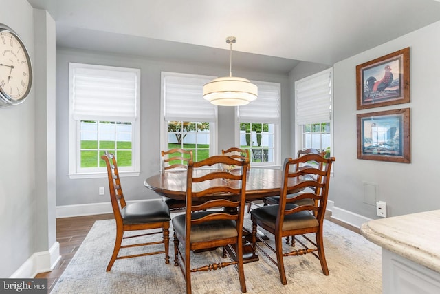 7 Seedling Dr, Holland, PA 18966 - dining space with baseboards, plenty of natural light, and wood finished floors