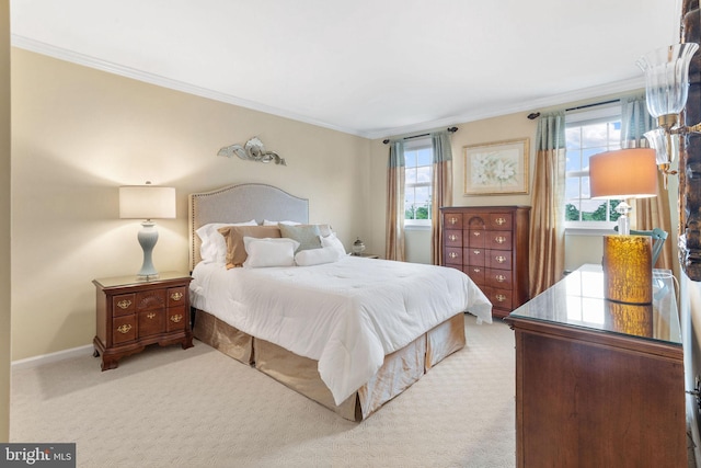 7 Seedling Dr, Holland, PA 18966 - bedroom with light carpet, crown molding, and baseboards