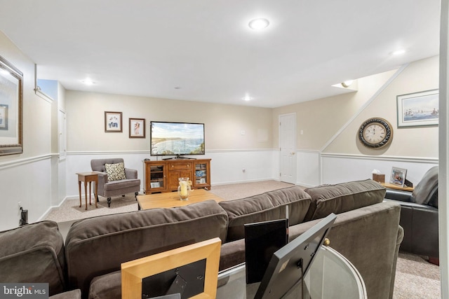 7 Seedling Dr, Holland, PA 18966 - living area with carpet flooring and recessed lighting