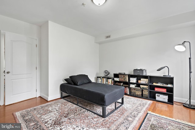 408 Kennedy St NW Unit 202, Washington, DC 20011 - sitting room featuring wood finished floors and baseboards
