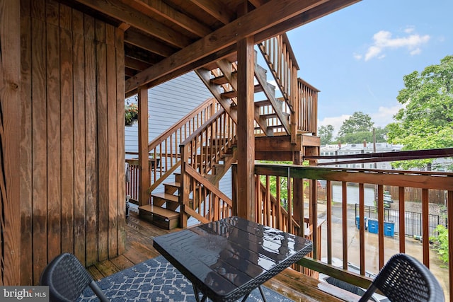 408 Kennedy St NW Unit 202, Washington, DC 20011 - deck featuring stairway