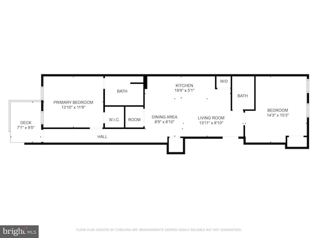 408 Kennedy St NW Unit 202, Washington, DC 20011 - property floor plan