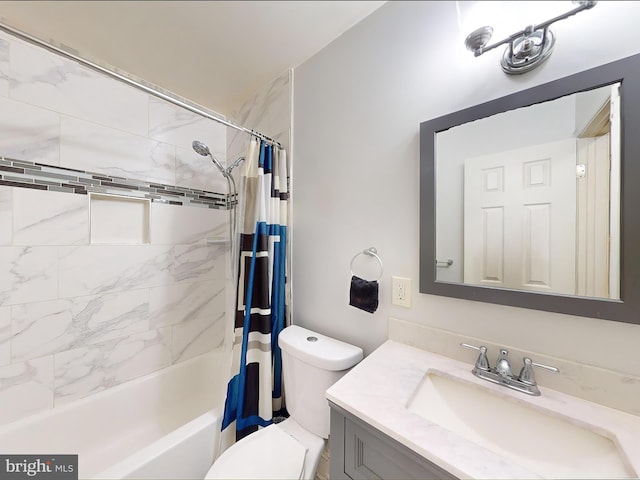 1736 Rhodesia Ave, Fort Washington, MD 20744 - full bathroom featuring vanity and shower / bath combo with shower curtain
