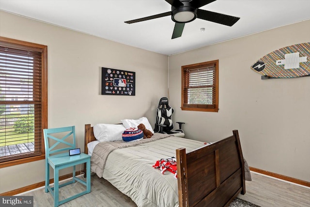 9 Tally Ho Dr, Fredericksburg, VA 22405 - bedroom with baseboards and light wood-style floors