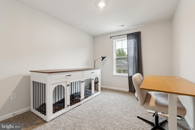 298 Forest Edge Ave, La Plata, MD 20646 - home office featuring carpet flooring and baseboards