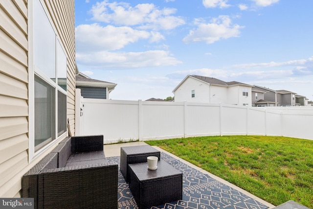 298 Forest Edge Ave, La Plata, MD 20646 - view of patio / terrace featuring a residential view and an outdoor hangout area