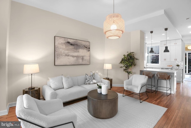 908 Westminster St NW, Washington, DC 20001 - living area with wood finished floors and baseboards