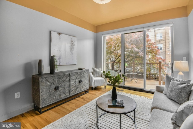 908 Westminster St NW, Washington, DC 20001 - living room featuring wood finished floors and baseboards