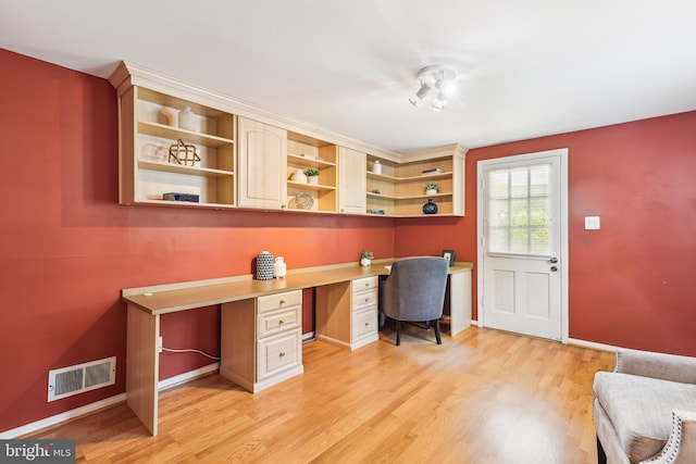 8305 Toll House Rd, Annandale, VA 22003 - office space featuring built in desk and light wood finished floors