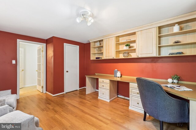 8305 Toll House Rd, Annandale, VA 22003 - office space featuring built in desk and light wood-type flooring