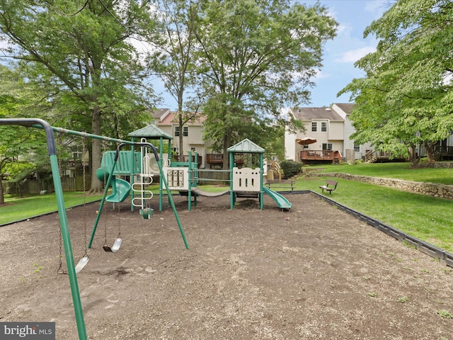 12215 Wye Oak Commons Cir Unit 66, Burke, VA 22015 - community play area featuring a lawn
