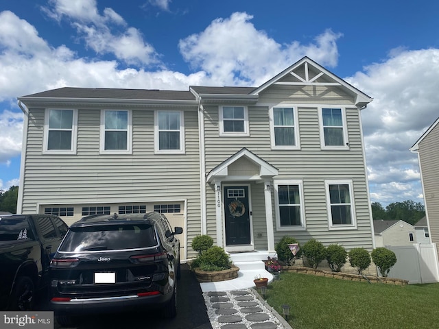 1100 Leystone Way, Middle River, MD 21220 - view of front of house with a garage